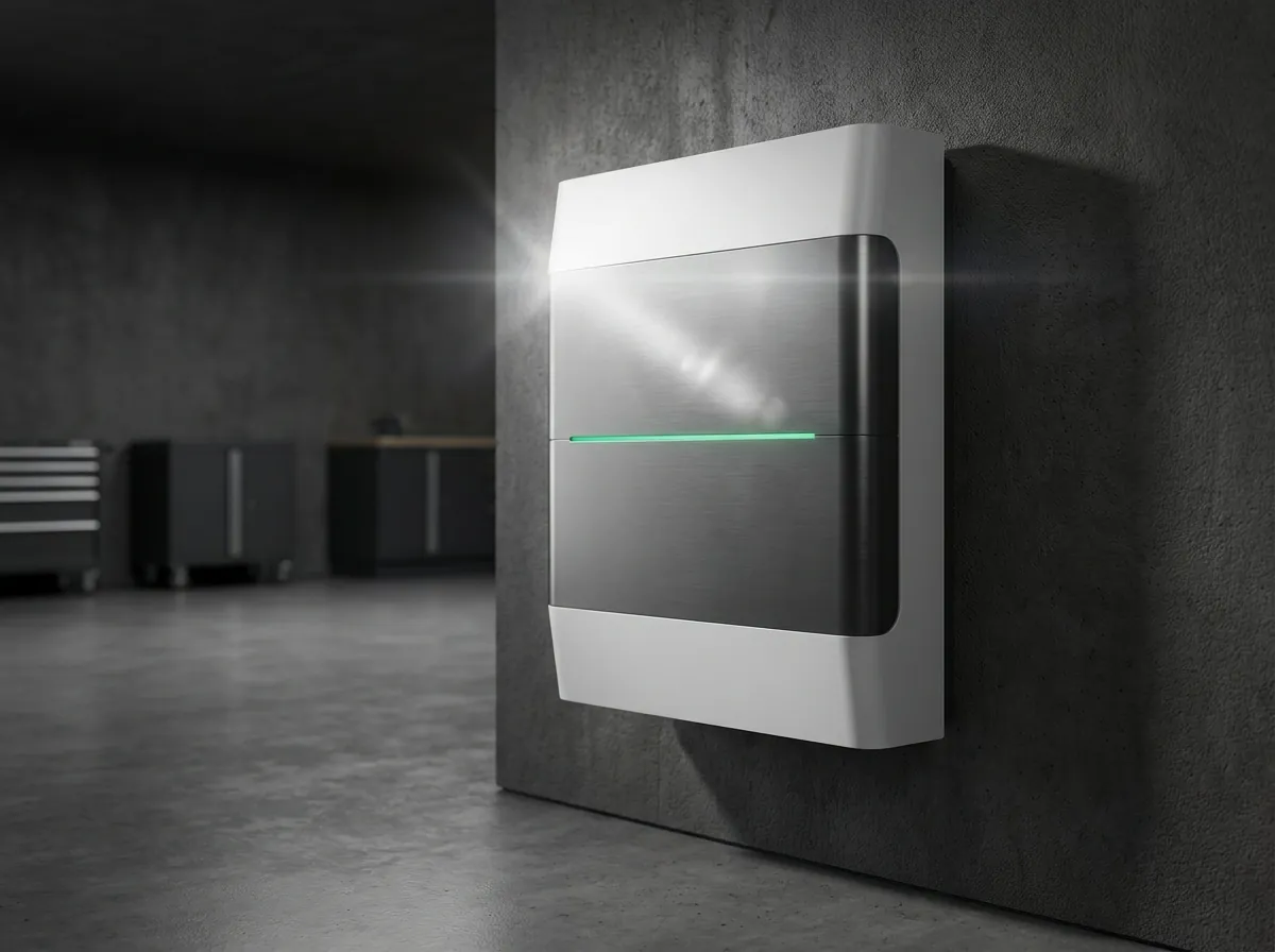 Thuisbatterij aan de muur waarvan de btw kan worden teruggevraagd bij de Belastingdienst